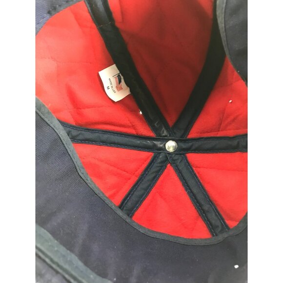 Vintage Carhartt Insulated Winter Hat Ear Flaps Size Medium Made in USA Blue - Picture 6 of 7